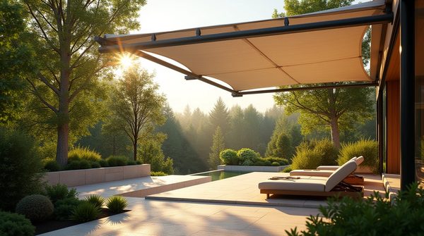 Solution d'ombrage sur mesure : apaisez votre espace extérieur